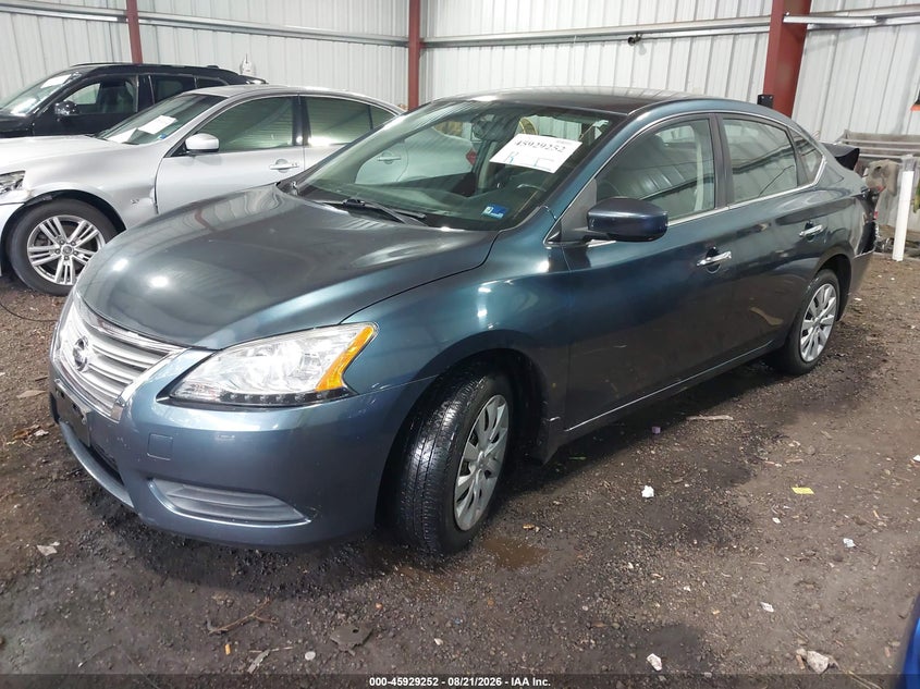 2014 Nissan Sentra, Удар ззаду, IAAI, VIN 3N1AB7AP6EY323231 — фото 2