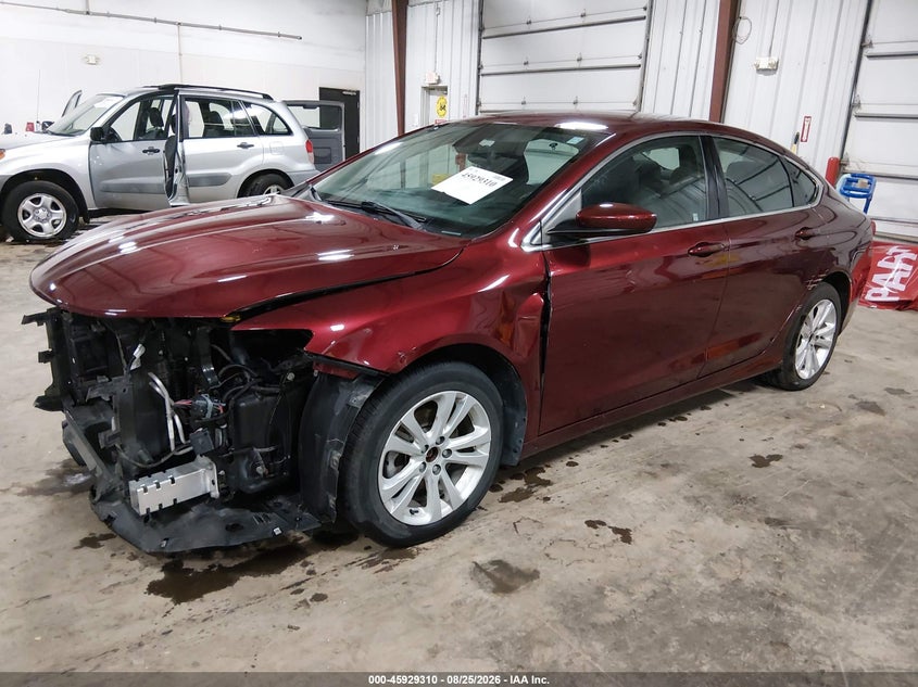 2017 Chrysler 200, Front End, IAAI, VIN 1C3CCCFB3HN509372 — photo 2