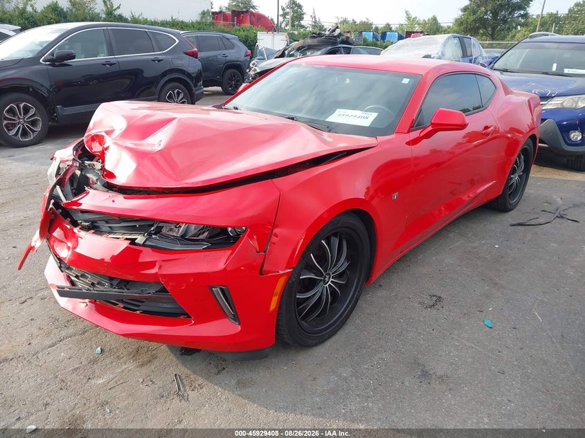 2018 Chevrolet Camaro, Front End, IAAI, VIN 1G1FB1RS2J0174693 — photo 2