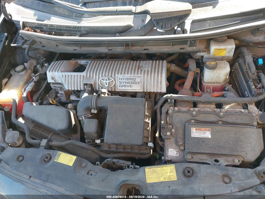 2013 TOYOTA PRIUS HATCHBACK 1.8L I-4 DOHC, VVT, 98HP