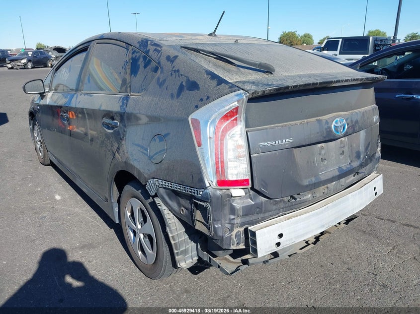 2013 TOYOTA PRIUS HATCHBACK 1.8L I-4 DOHC, VVT, 98HP