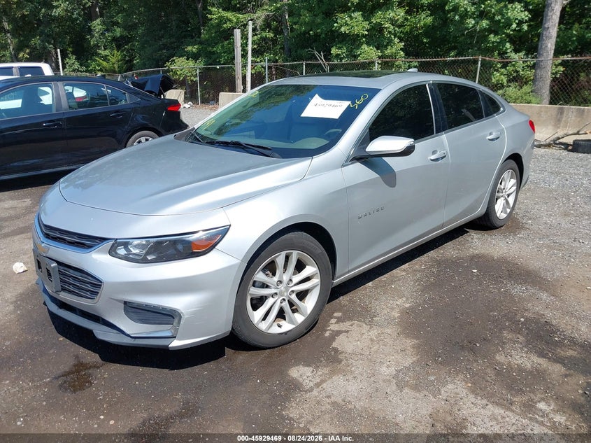 2018 Chevrolet Malibu, Удар ззаду, IAAI, VIN 1G1ZD5ST4JF142066 — фото 2