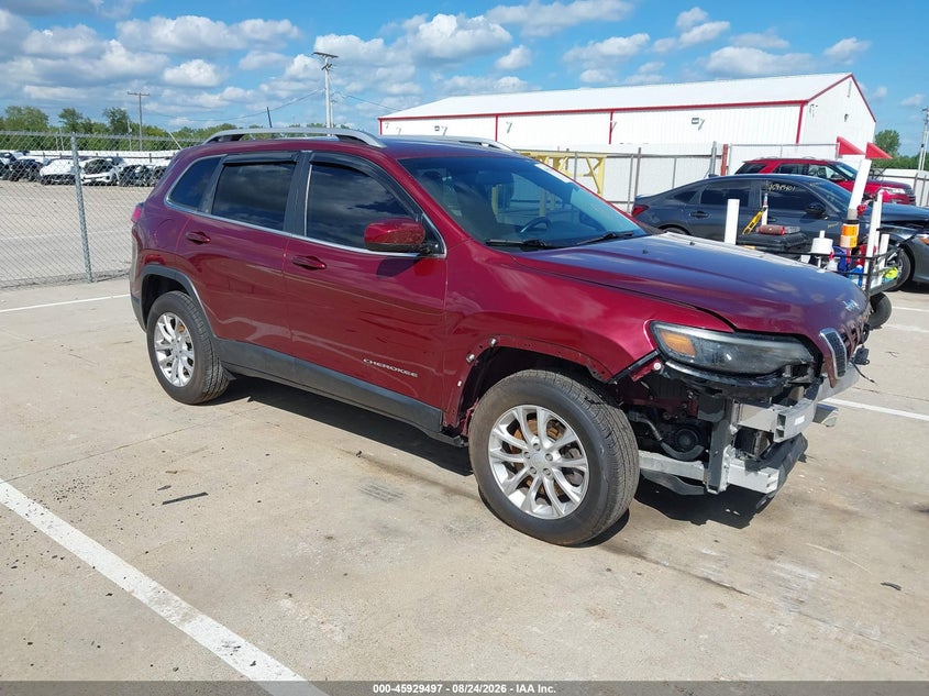 Vin: 1c4pjmcb9kd350805, lot: 46428619, jeep cherokee latitude 4x4 20191