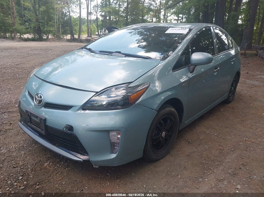 2012 Toyota Prius, Обычный износ, IAAI, VIN JTDKN3DU2C1539971 — фото 2