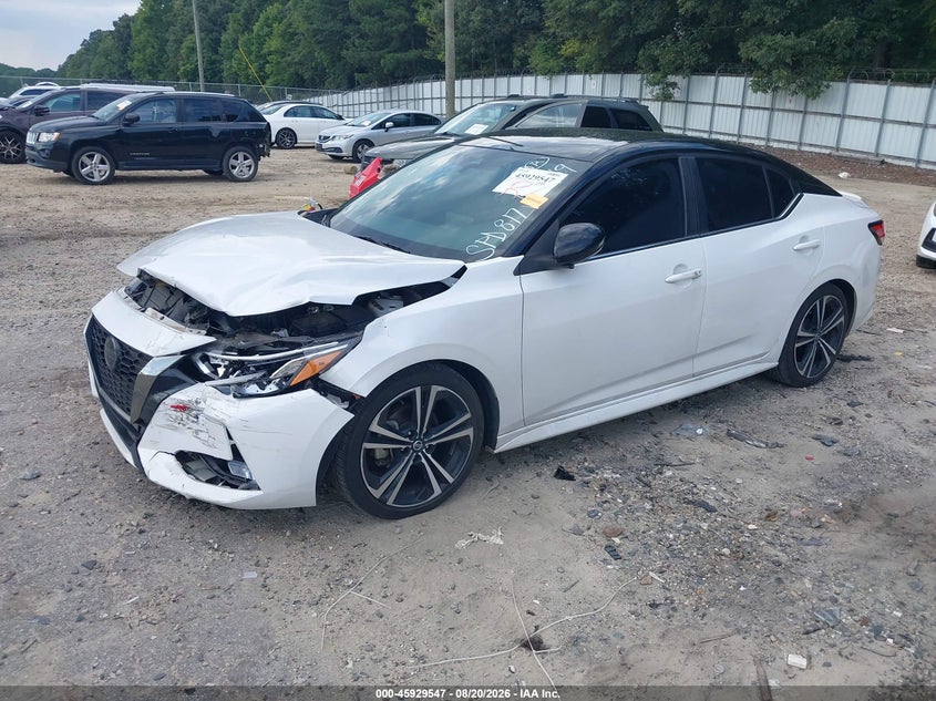 2021 Nissan Sentra Sr Xtronic Cvt, Front End, IAAI, VIN 3N1AB8DV7MY262809 — photo 2