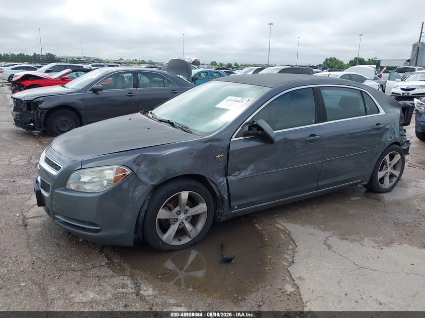 2008 Chevrolet Malibu Lt, Rear, IAAI, VIN 1G1ZJ57B984275288 — photo 2