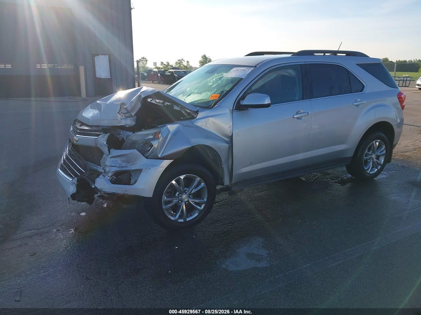 2016 Chevrolet Equinox, Удар спереди, IAAI, VIN 2GNALCEK2G1161916 — фото 2