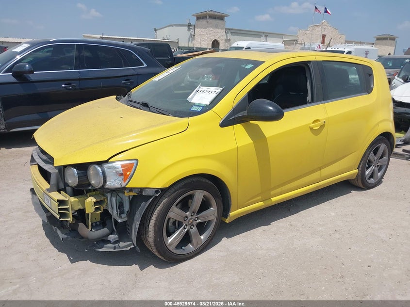 2016 Chevrolet Sonic, Front End, IAAI, VIN 1G1JG6SB1G4113162 — photo 2