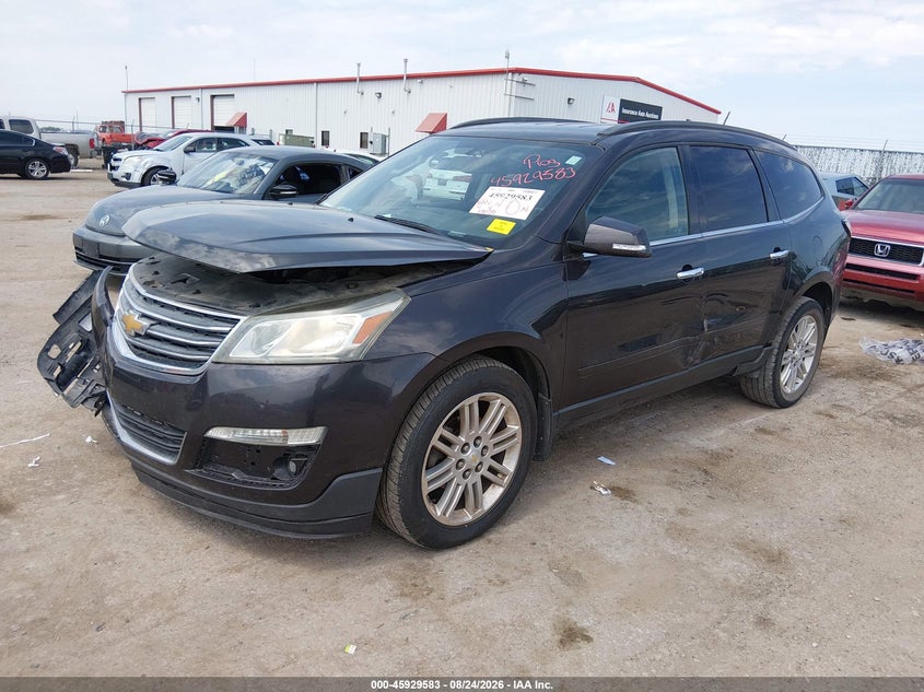 2015 Chevrolet Traverse, Right Front, IAAI, VIN 1GNKRGKD8FJ118377 — photo 2
