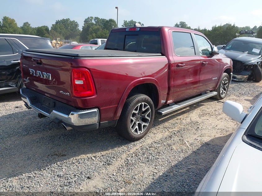 Vin: 1c6srfjp0sn599265, lot: 46428725, ram 1500 laramie  4x4 5'7 box 20254
