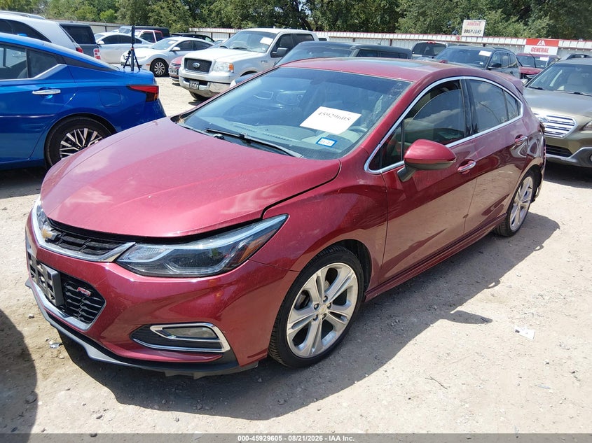 2017 Chevrolet Cruze, Удар спереду, IAAI, VIN 3G1BF6SM0HS568174 — фото 2