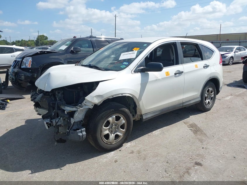 2013 Honda CR-V, Front End, IAAI, VIN 5J6RM3H33DL030295 — photo 2