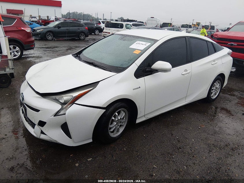 2016 Toyota Prius, Удар спереди, IAAI, VIN JTDKARFU7G3009338 — фото 2