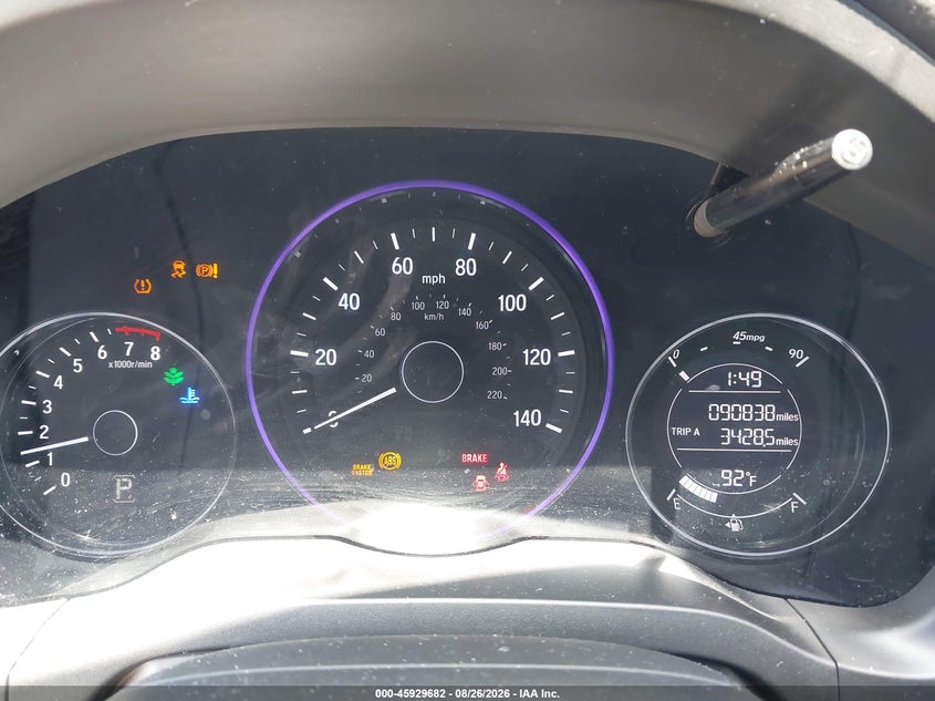 HONDA HR-V 2018 VIN 3CZRU6H50JG701434