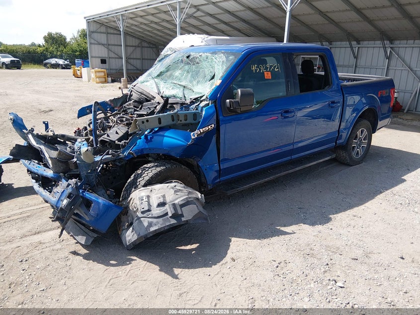 2017 Ford F-150, Front End, IAAI, VIN 1FTEW1EF1HFC48161 — photo 2