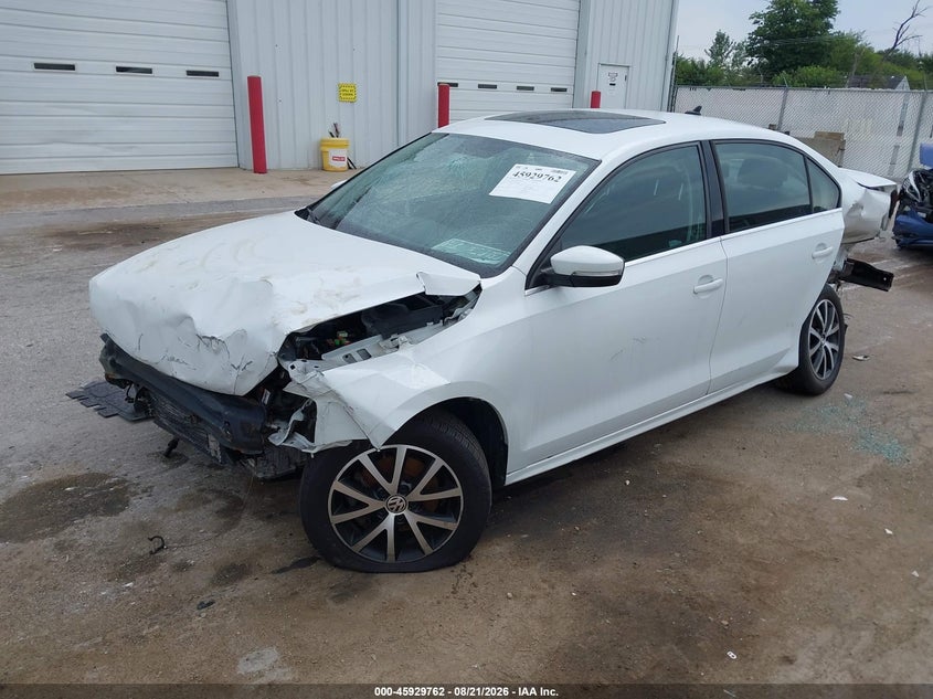 2017 Volkswagen Jetta, Front & Rear, IAAI, VIN 3VWDB7AJ7HM276211 — photo 2