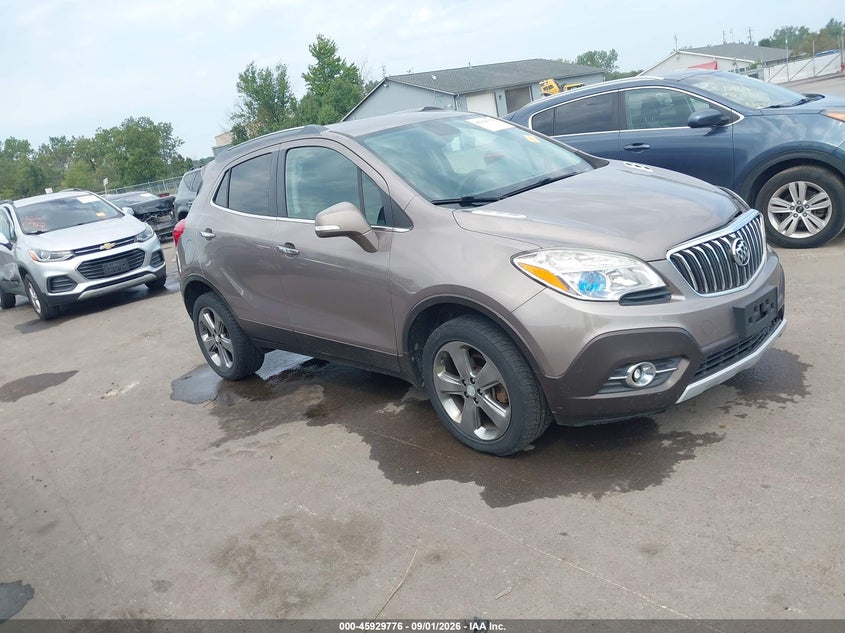 2014 Buick Encore Convenience, Левый перёд, IAAI, VIN KL4CJFSB8EB633976