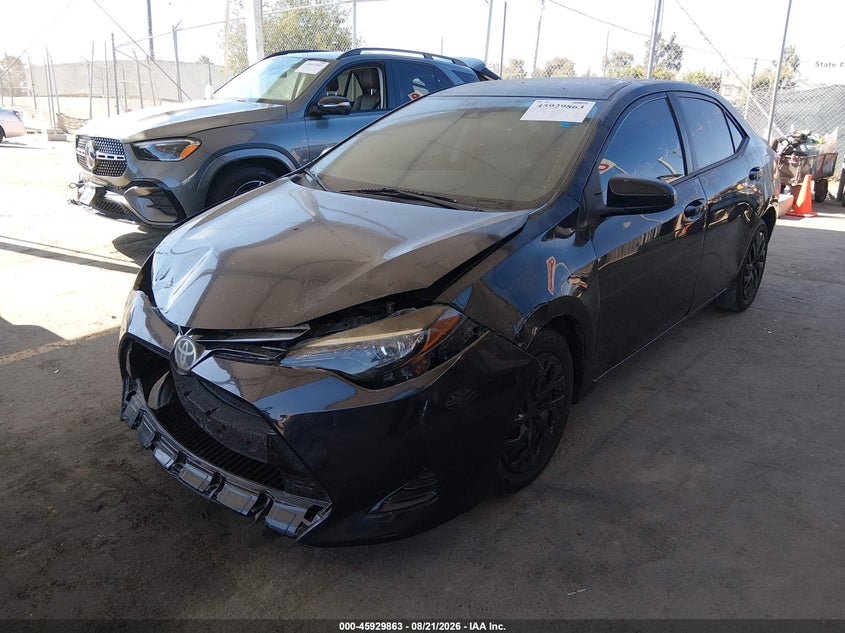 2017 Toyota Corolla, Front End, IAAI, VIN 5YFBURHE1HP692269 — photo 2