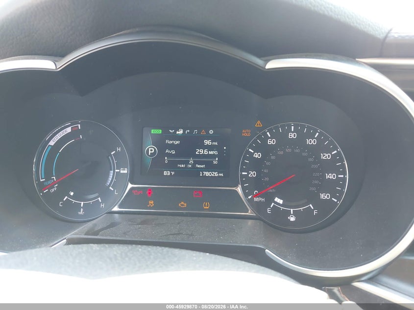 2016 KIA OPTIMA HYBRID auction photo 7