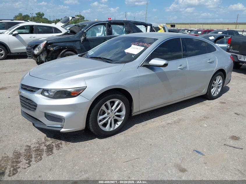 2018 Chevrolet Malibu, Right Rear, IAAI, VIN 1G1ZD5ST7JF158682 — photo 2
