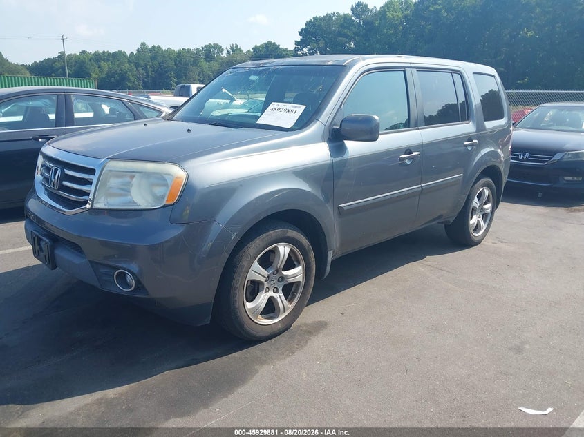 2012 Honda Pilot, Storm Damage, IAAI, VIN 5FNYF3H40CB009880 — photo 2