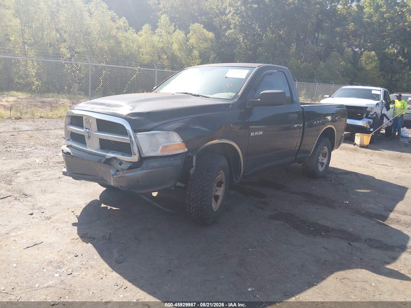 2009 Dodge RAM, Front End, IAAI, VIN 1D38B16K89J521445 — photo 2