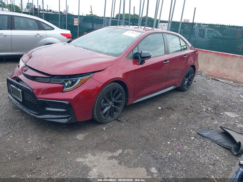 2022 Toyota Corolla, Front End, IAAI, VIN 5YFS4MCE3NP104278 — photo 2