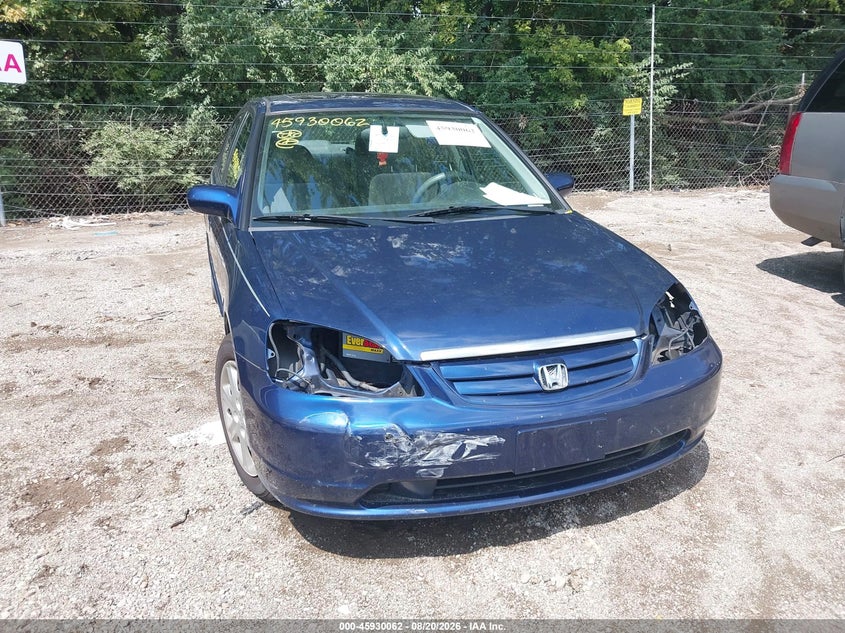 2003 HONDA CIVIC SEDAN 1.7L I-4 VVT, 127HP