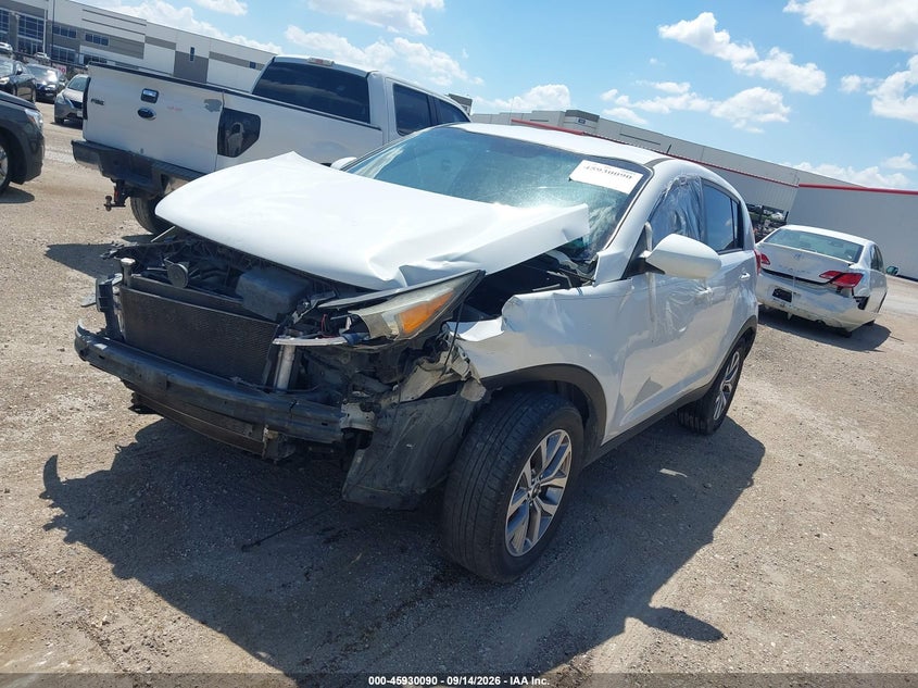 Vin: kndpb3ac9g7858801, lot: 46429213, kia sportage lx 20162