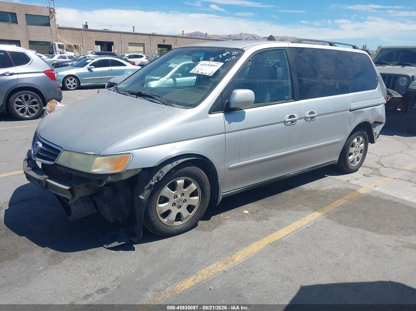 2004 Honda Odyssey, Rear, IAAI, VIN 5FNRL18094B014690 — photo 2