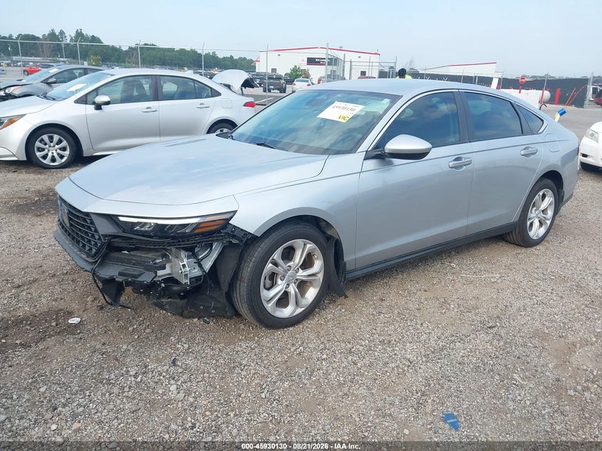 2025 Honda Accord Lx, Front End, IAAI, VIN 1HGCY1F28SA046131 — photo 2
