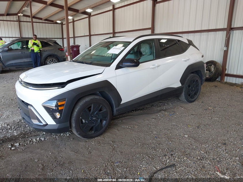 2026 Hyundai Kona Sel Sport, Удар спереду, IAAI, VIN KM8HF3AB7TU401315 — фото 2