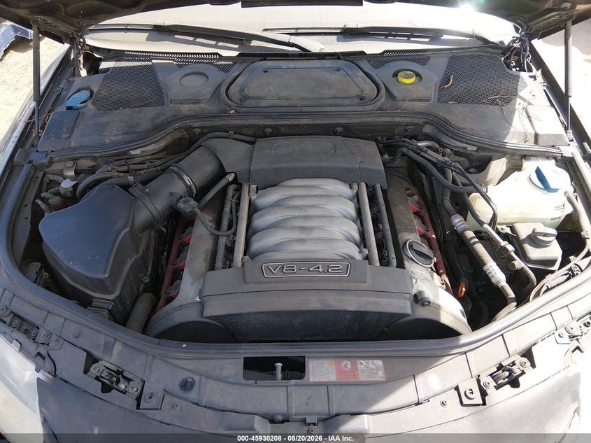 AUDI A8 L 2006 VIN WAUML44E66N017514