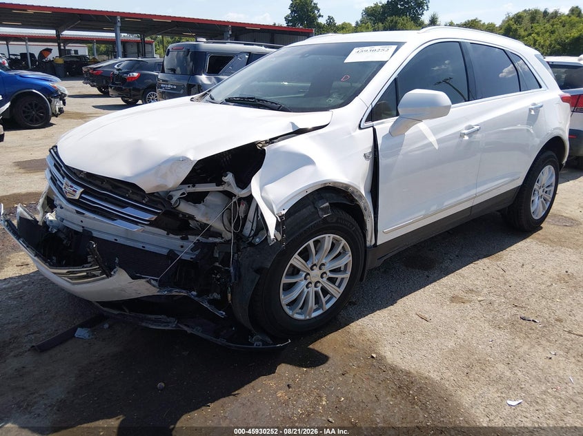 2017 Cadillac XT5, Удар спереди, IAAI, VIN 1GYKNARS9HZ212949 — фото 2