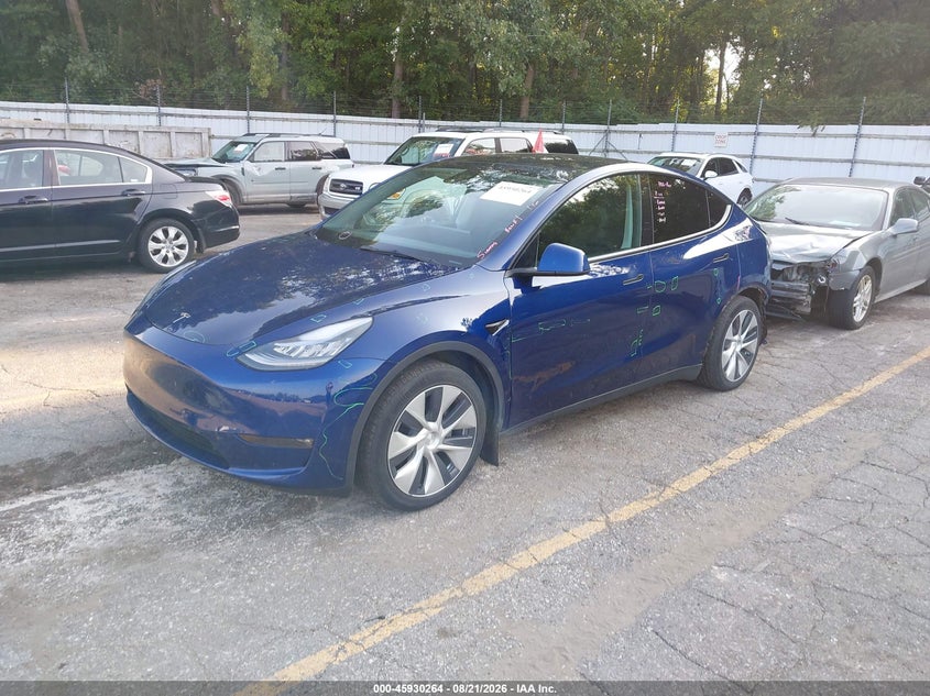 2021 TESLA MODEL Y auction photo 2