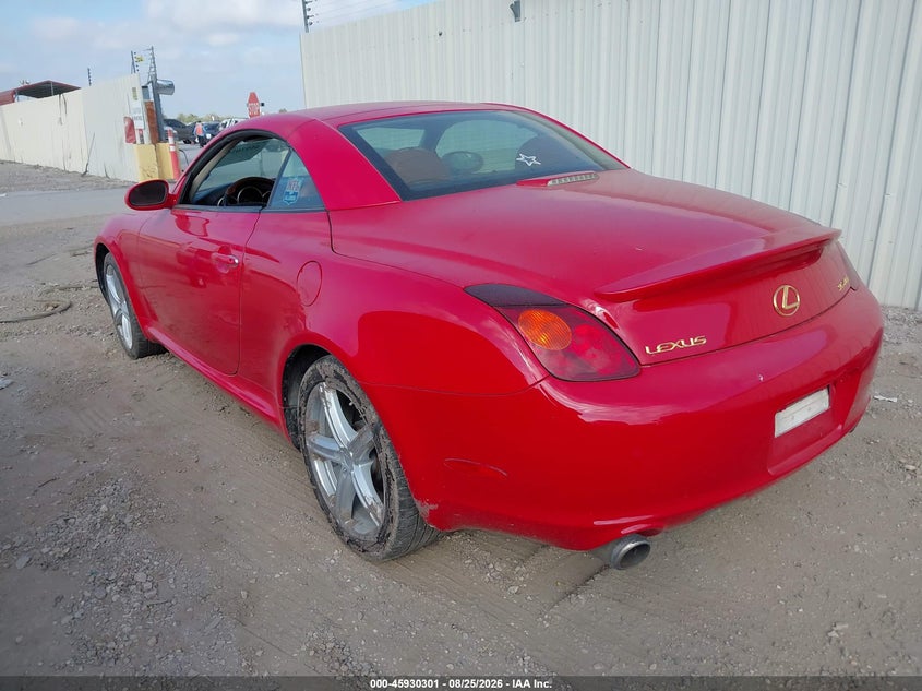 2005 LEXUS SC 430 — zdjęcie 3
