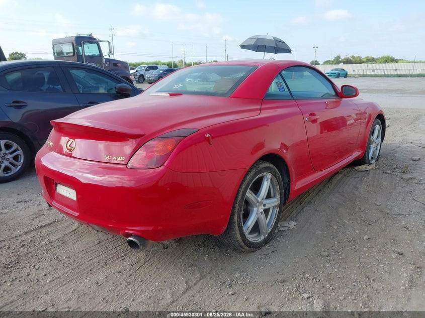 2005 LEXUS SC 430 — zdjęcie 4