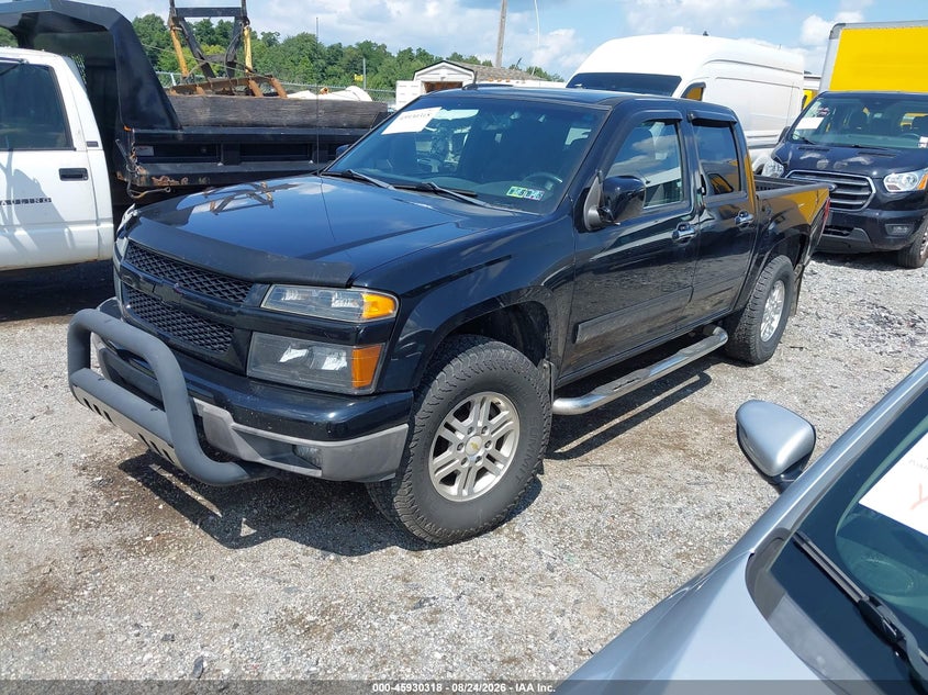 2012 Chevrolet Colorado, Левый зад, IAAI, VIN 1GCHTCFE7C8102450 — фото 2