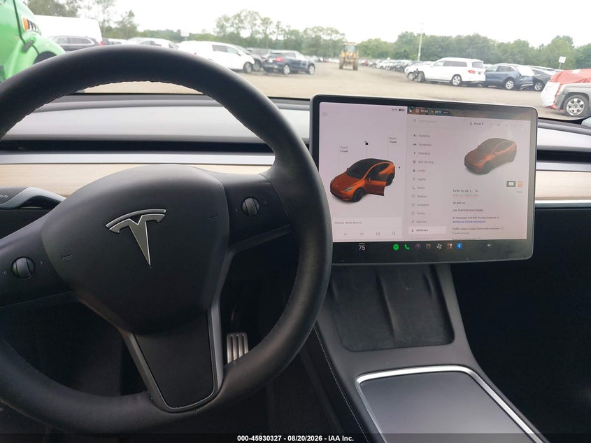TESLA MODEL Y 2022 VIN 7SAYGDEF6NF326688