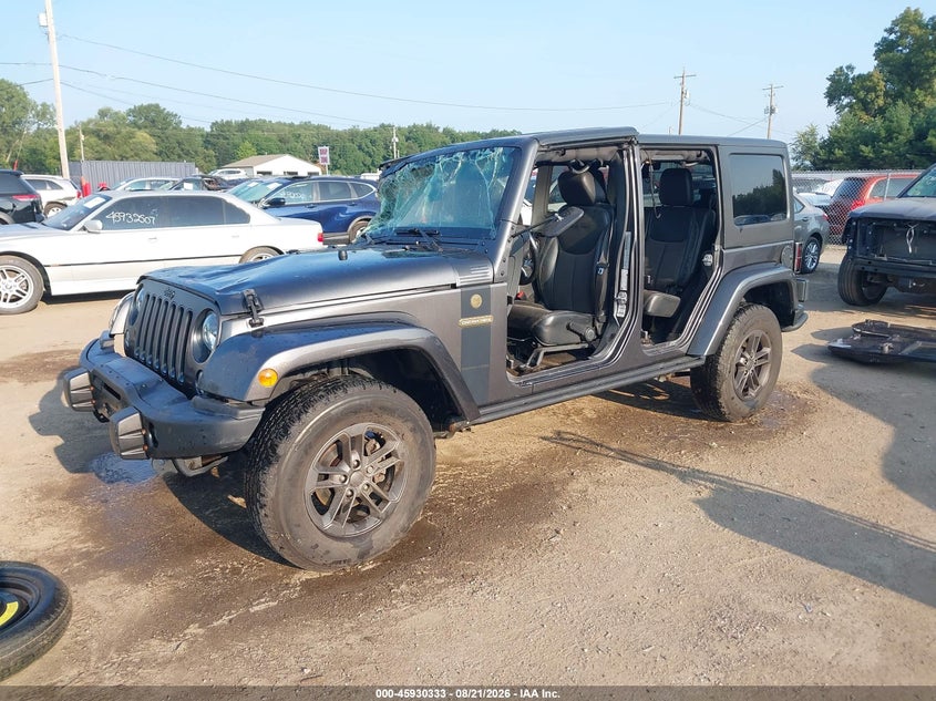 2018 Jeep Wrangler, Стихія, IAAI, VIN 1C4BJWDG7JL844049 — фото 2
