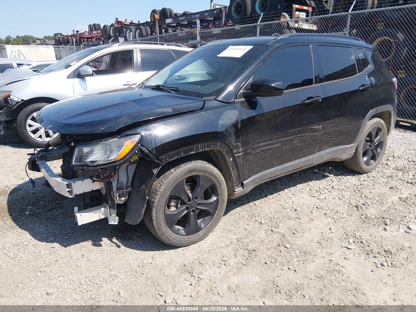 2019 Jeep Compass, Удар спереди, IAAI, VIN 3C4NJCBBXKT637213 — фото 2