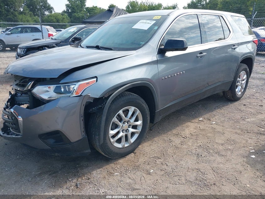 2018 Chevrolet Traverse, Front End, IAAI, VIN 1GNERFKW2JJ192928 — photo 2