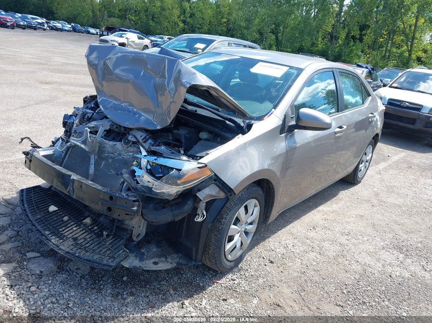 2016 Toyota Corolla, Front End, IAAI, VIN 2T1BURHE0GC643742 — photo 2