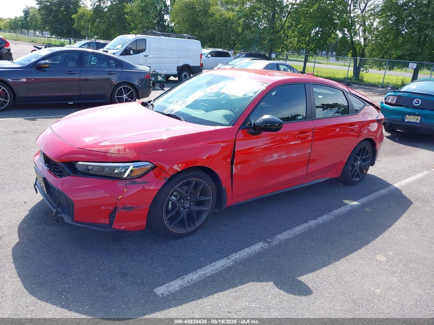 2026 Honda Civic, Right Rear, IAAI, VIN 19XFL2H85TE032946 — photo 2
