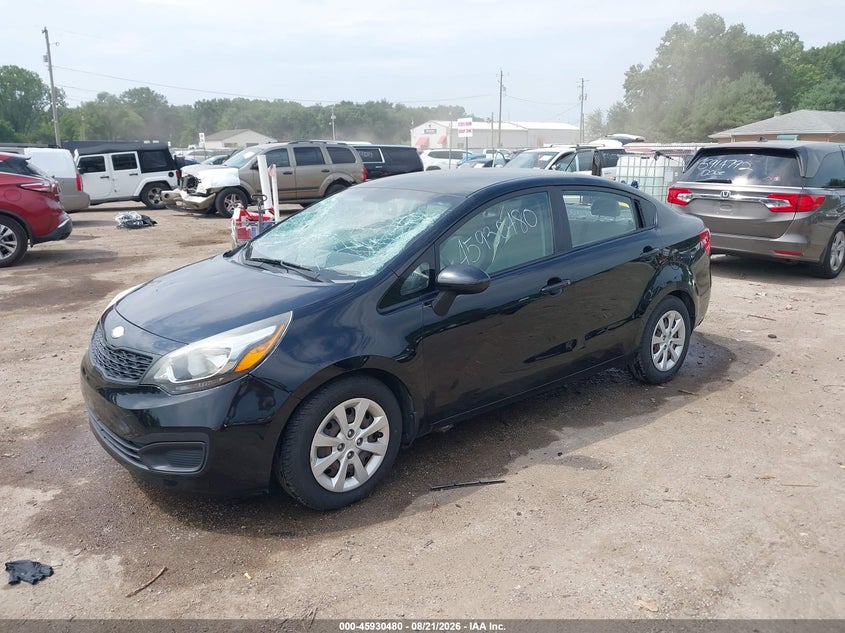 2013 Kia Rio, All Over, IAAI, VIN KNADM4A35D6283887 — photo 2