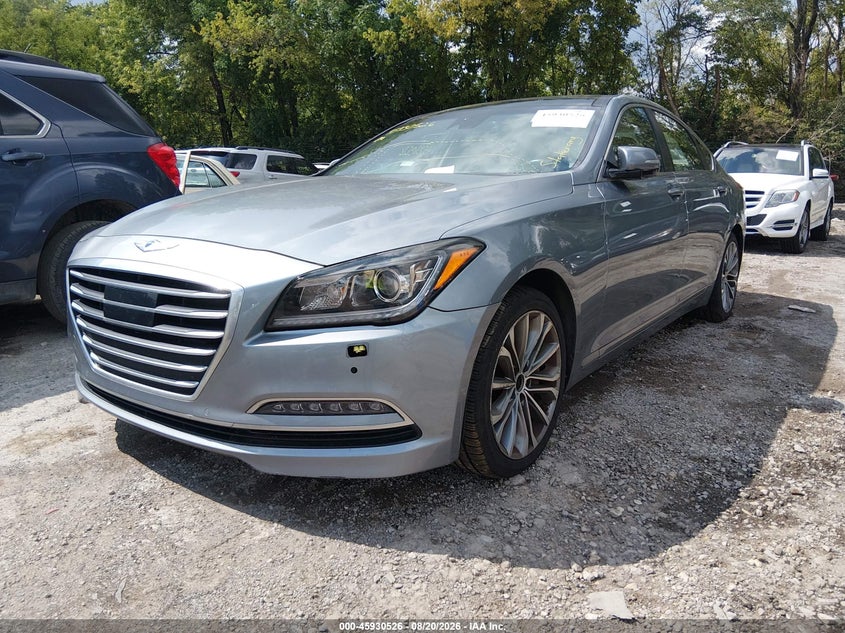 2016 Hyundai Genesis, Звичайний знос, IAAI, VIN KMHGN4JE0GU127718 — фото 2