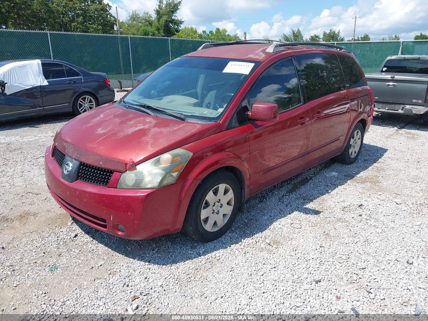 NISSAN QUEST 2005 VIN 5N1BV28U25N135709