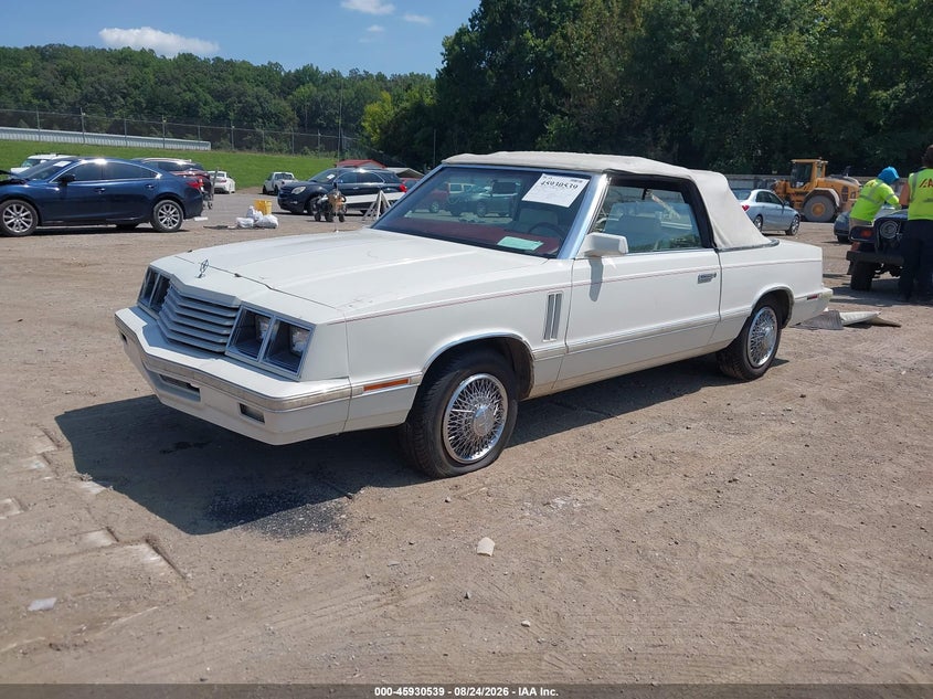 1983 Dodge 600, Normal Wear & Tear, IAAI, VIN 1B3BV55C0DG165300 — photo 2