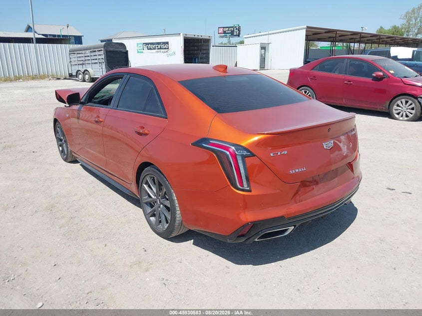 Vin: 1g6dc5rk1p0109297, lot: 46429706, cadillac ct4 sport 20233