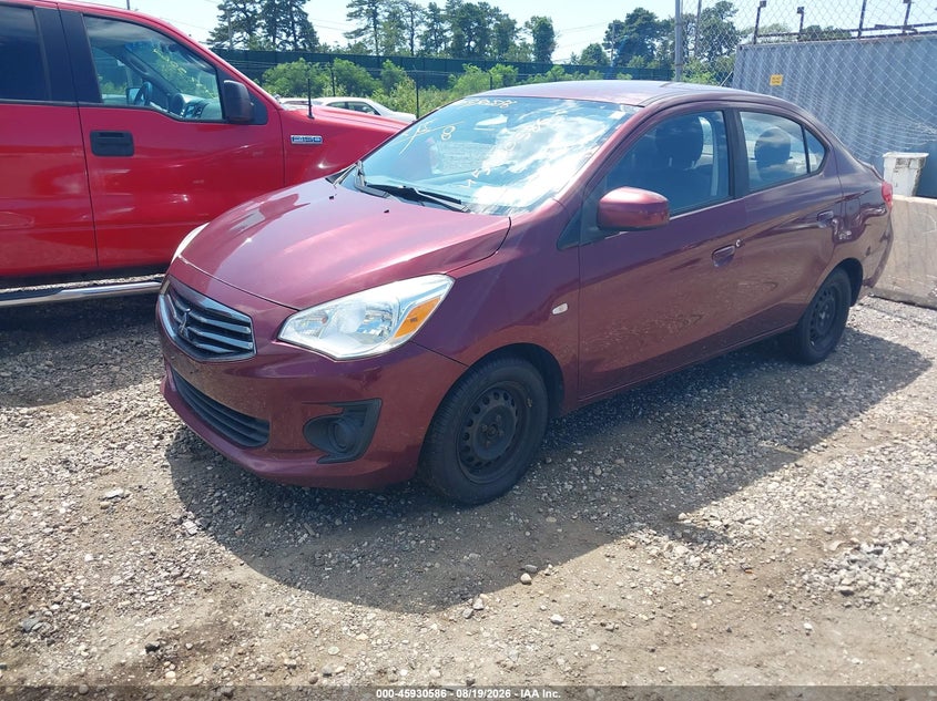 2017 MITSUBISHI MIRAGE SEDAN 1.2L I-3 DOHC, VVT, 78HP